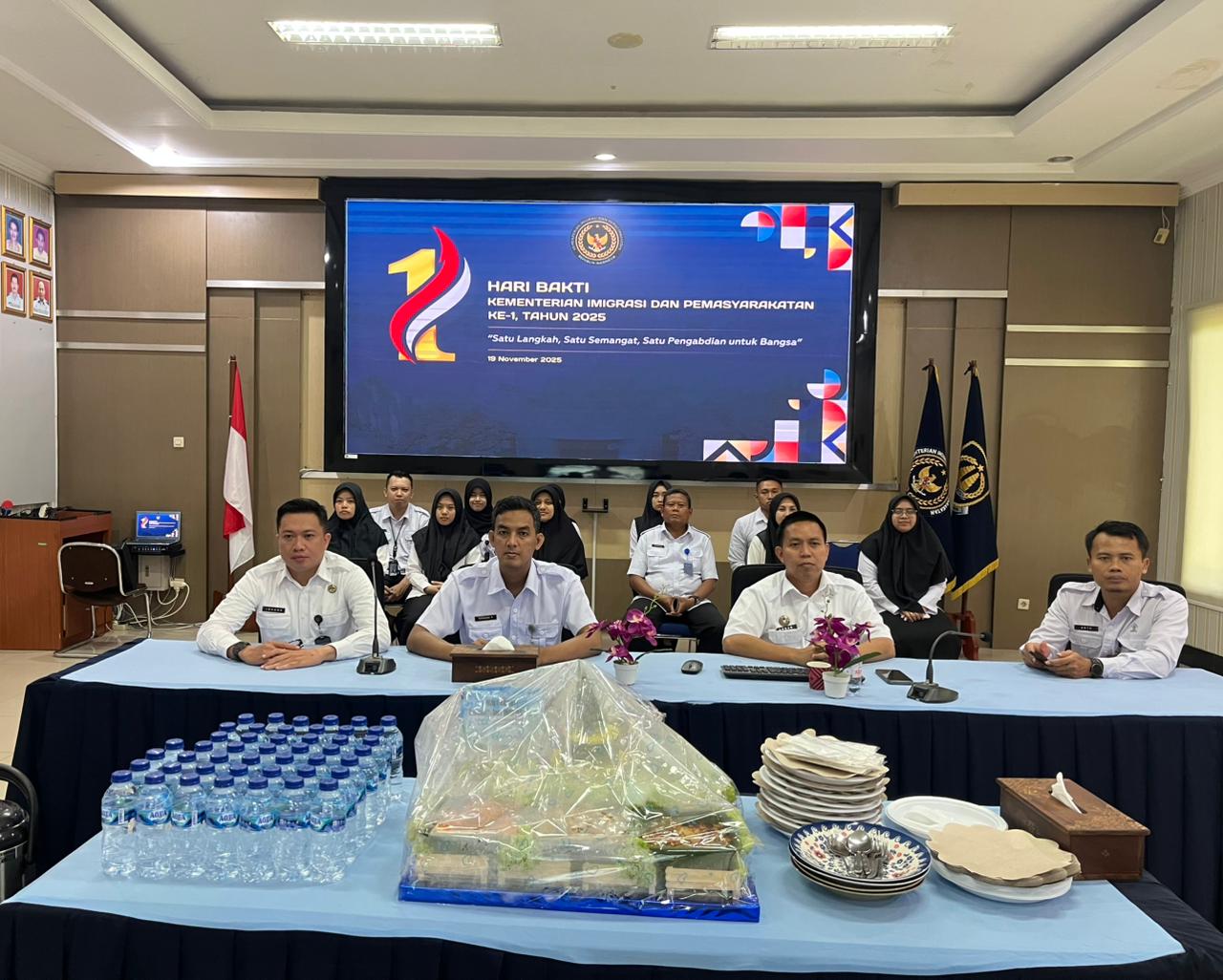 Kantor Imigrasi Cilacap Ikuti Tasyakuran Hari Bakti KEMENIMIPAS ke-1 Secara Virtual